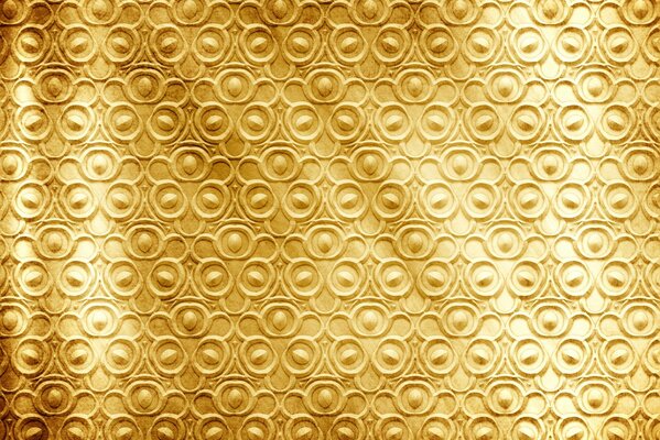 Gold metal pattern on the background