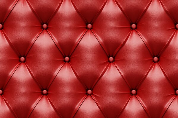 Prestigious red upholstery for a stunning interior