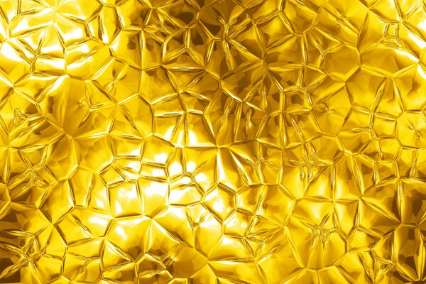 Metallic texture of golden color