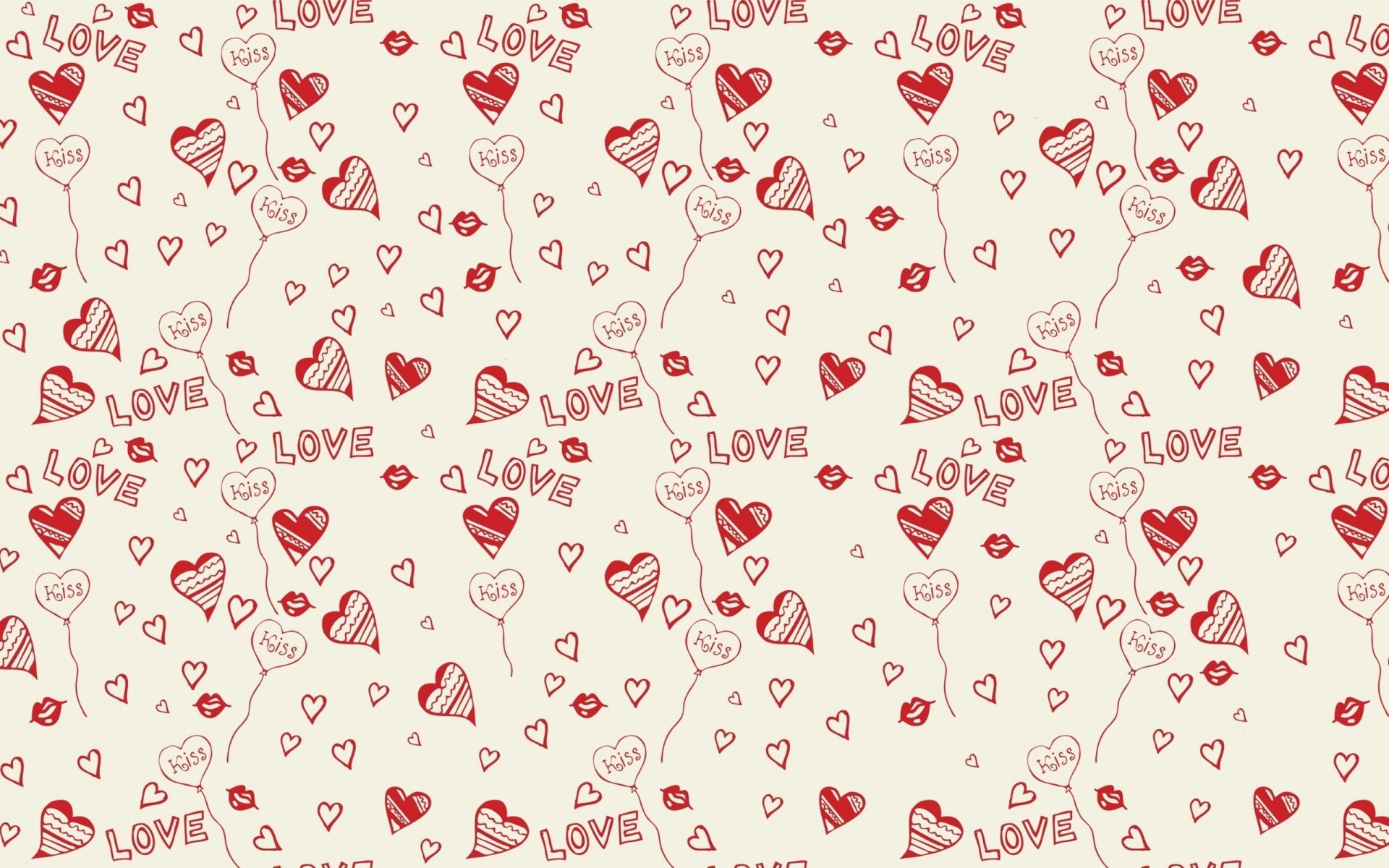 hearts kiss love background