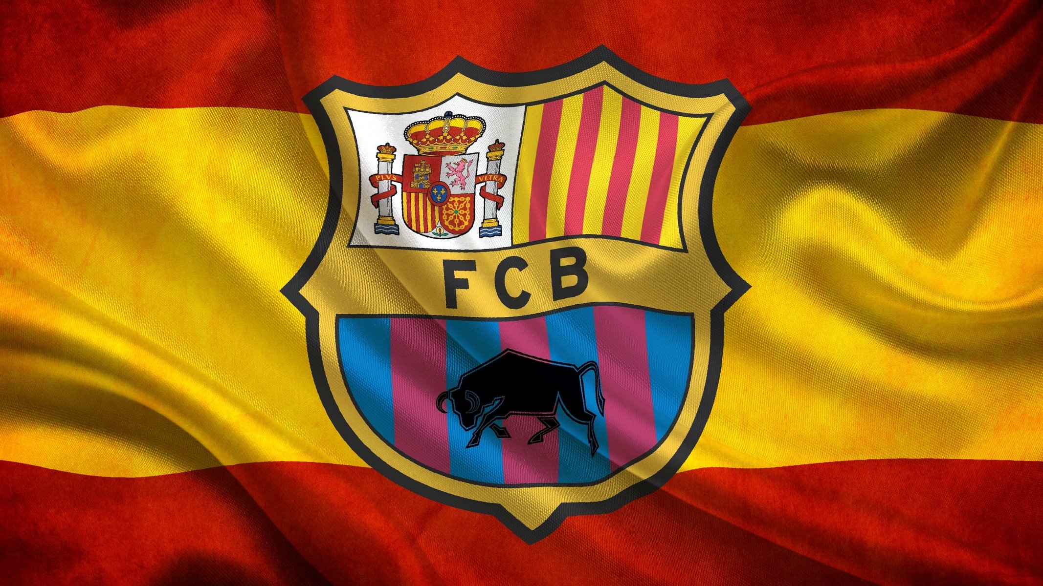 bandiera fc barcelona barca spagna