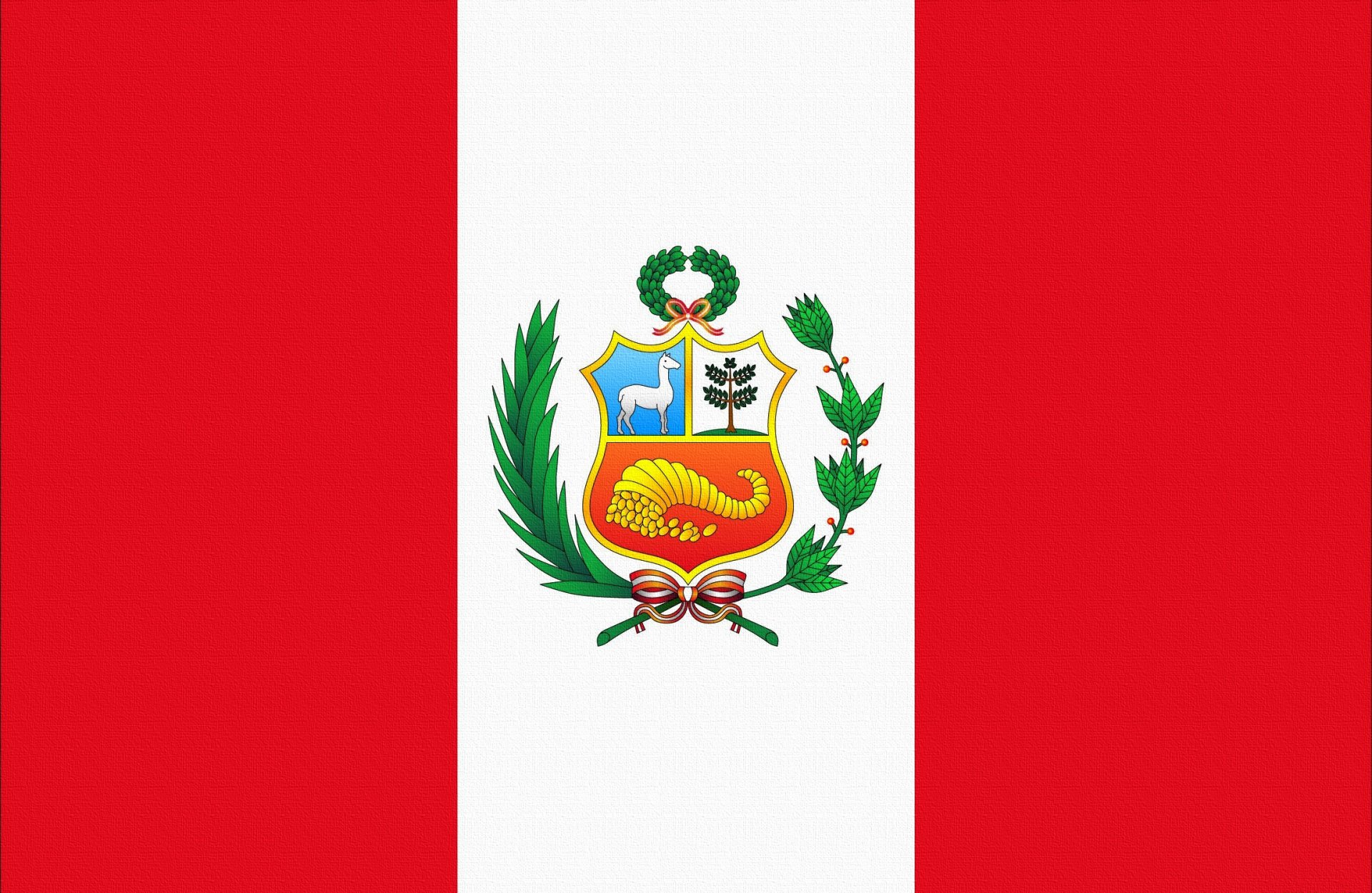 flagge peru rot weiß wappen photoshop