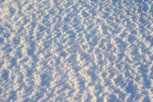 Un milliard de flocons de neige sous les pieds