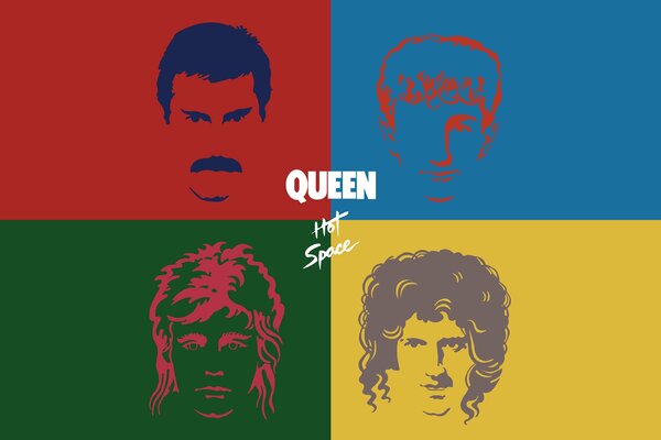 Gruppo Queen con i suoi artisti e leader: Freddie Mercury