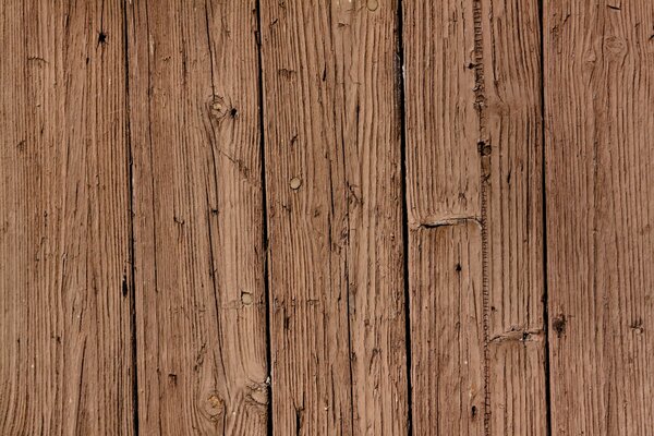 Old untreated wood in brown