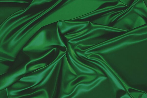 Fabric of dark saturated green color