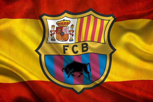 Spanish Flag Barcelona Fc