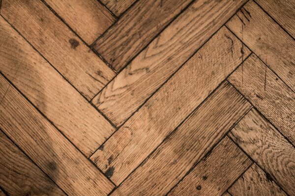 Wooden structure of parquet floor