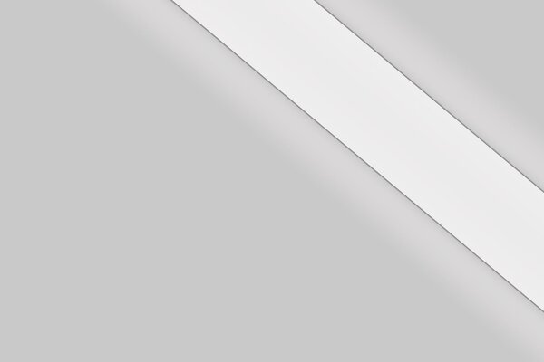 White oblique stripe on a gray background metal