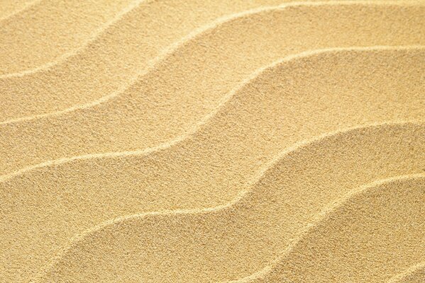 Песчаные крупинки в виде волн