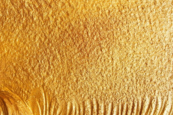 Golden glow of sand texture