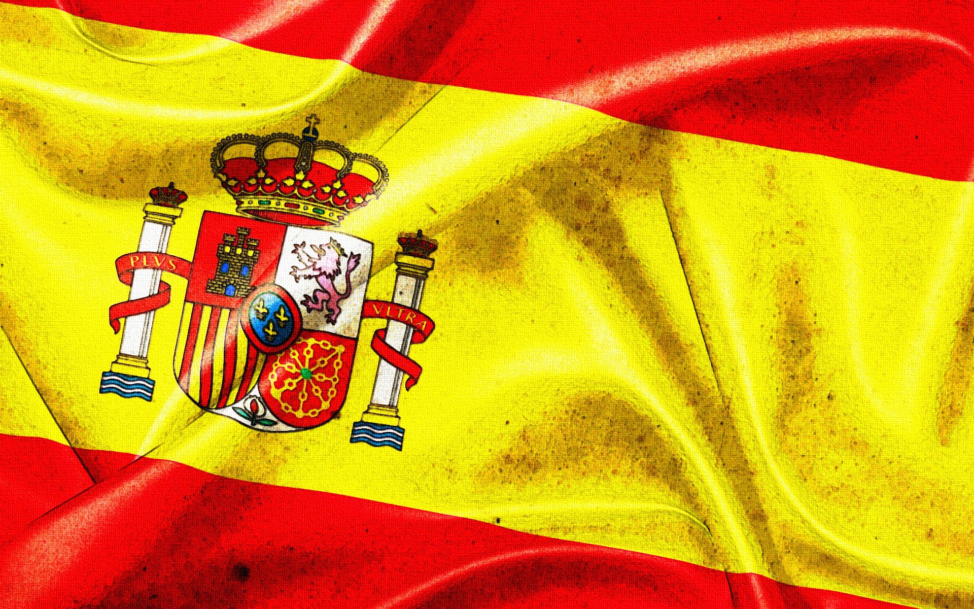 drapeau espagne blason photoshop