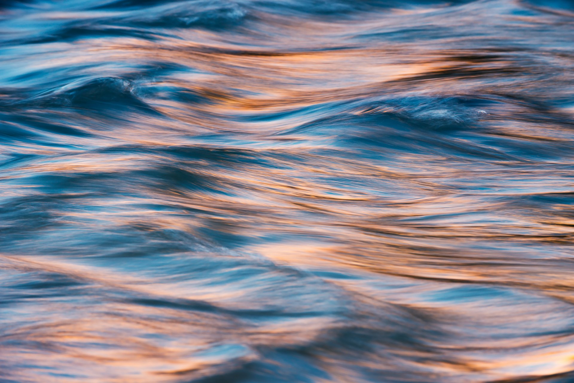 stati uniti virgin river mattina luce flusso trabocco