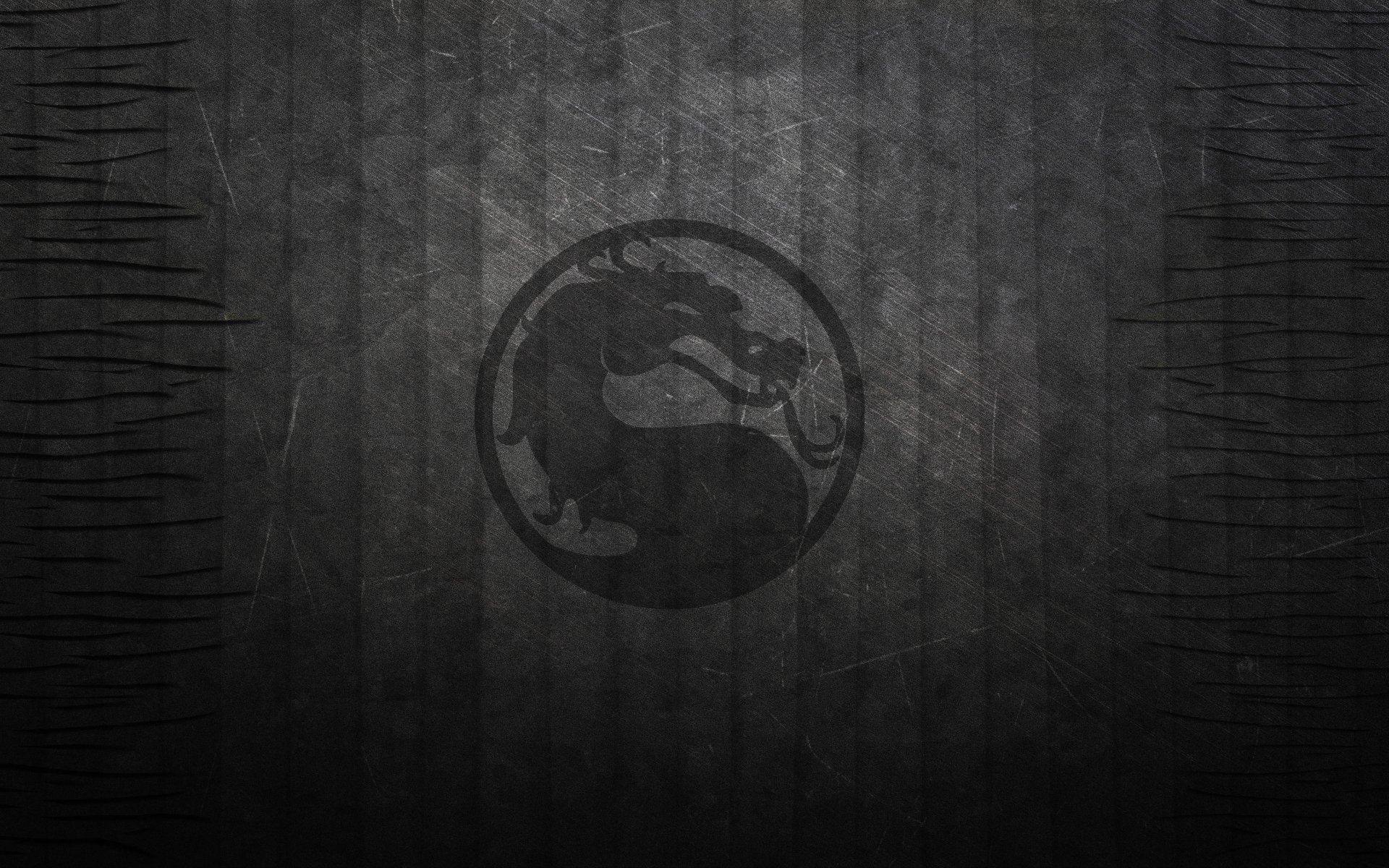 texture drago strisce nero sfondo scuro mortal kombat logo