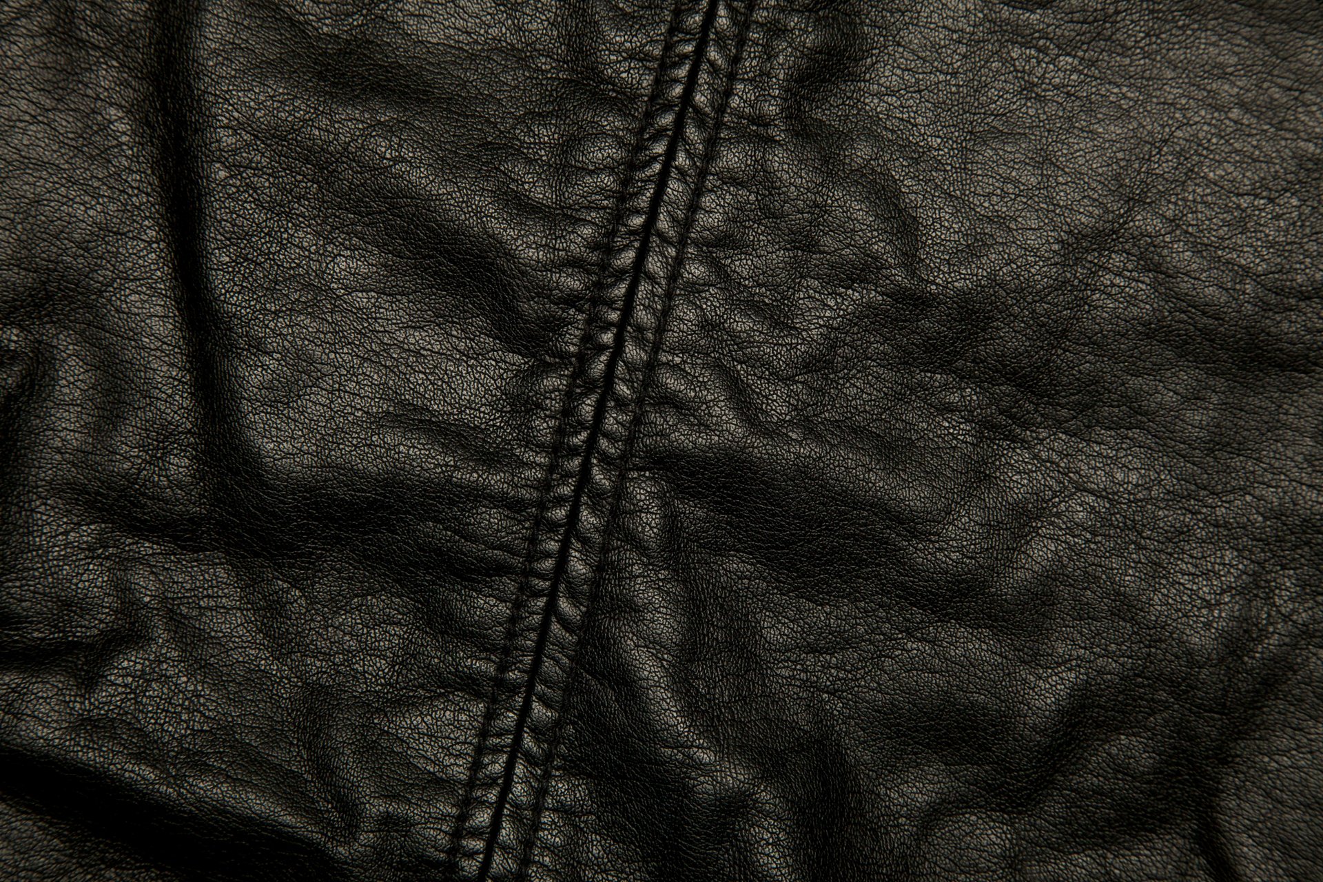 pelle texture nero cucitura pieghe