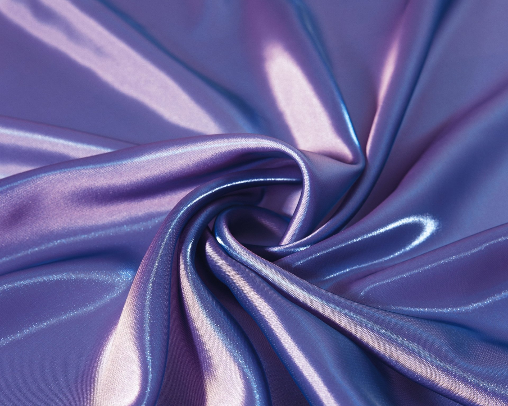 tissu satin violet bleu irisé