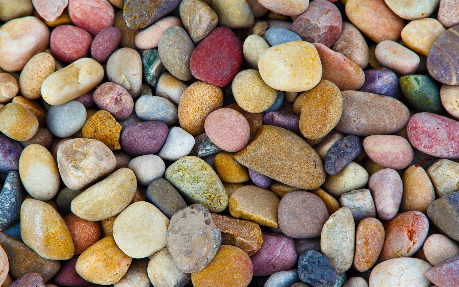 tones colorful pebble