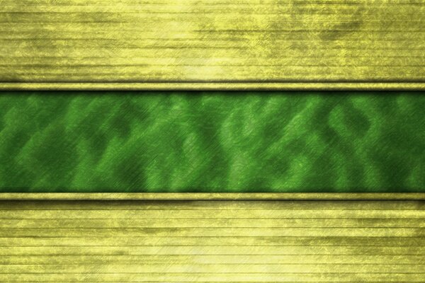 Green stripe on a light background