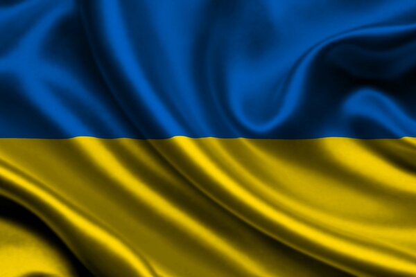 Blue-yellow flag of Ukraine