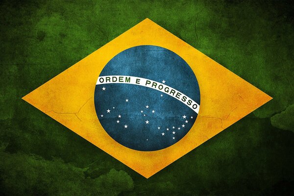 Beautiful picture of the Brazilian flag