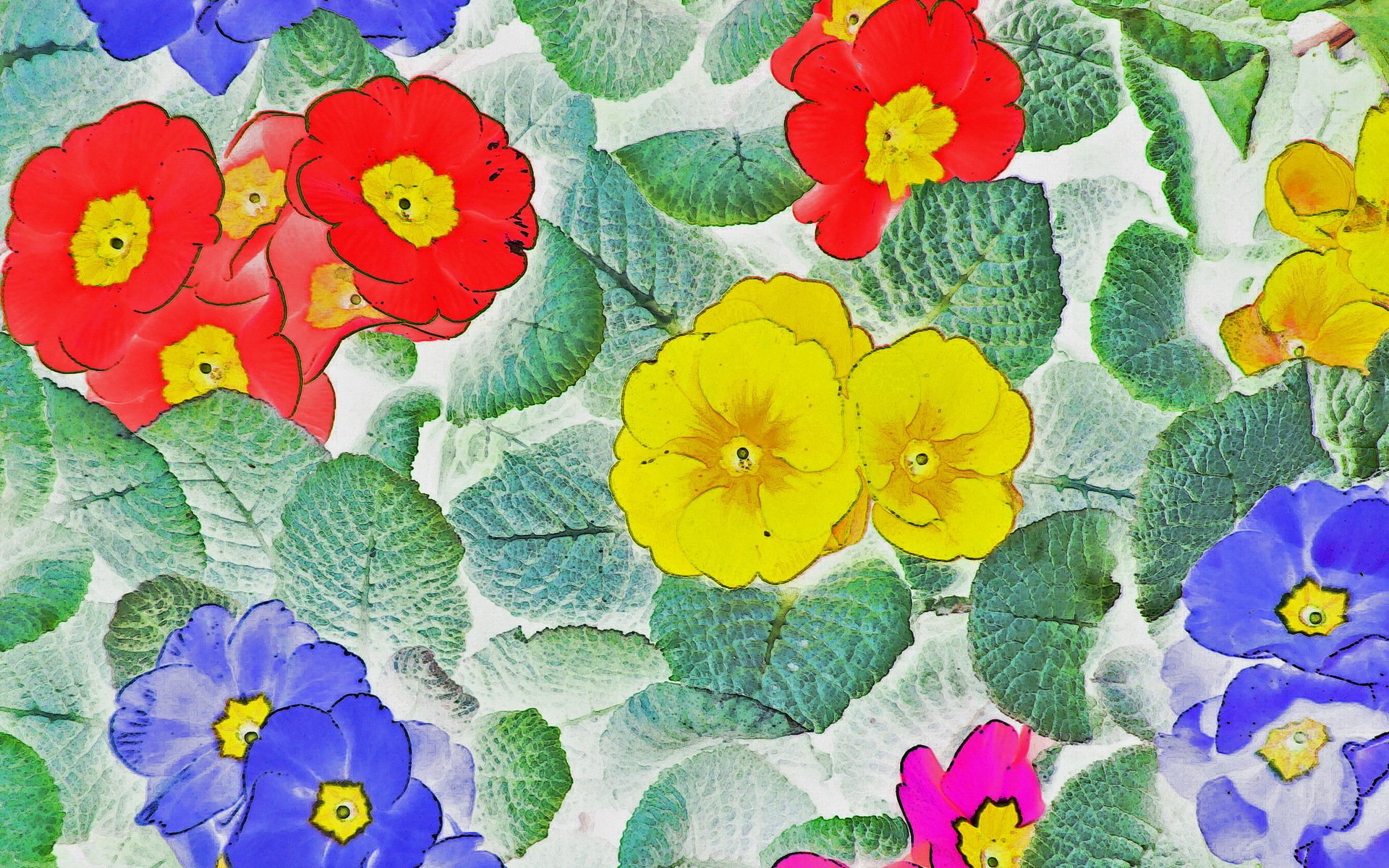 flores fondo textura