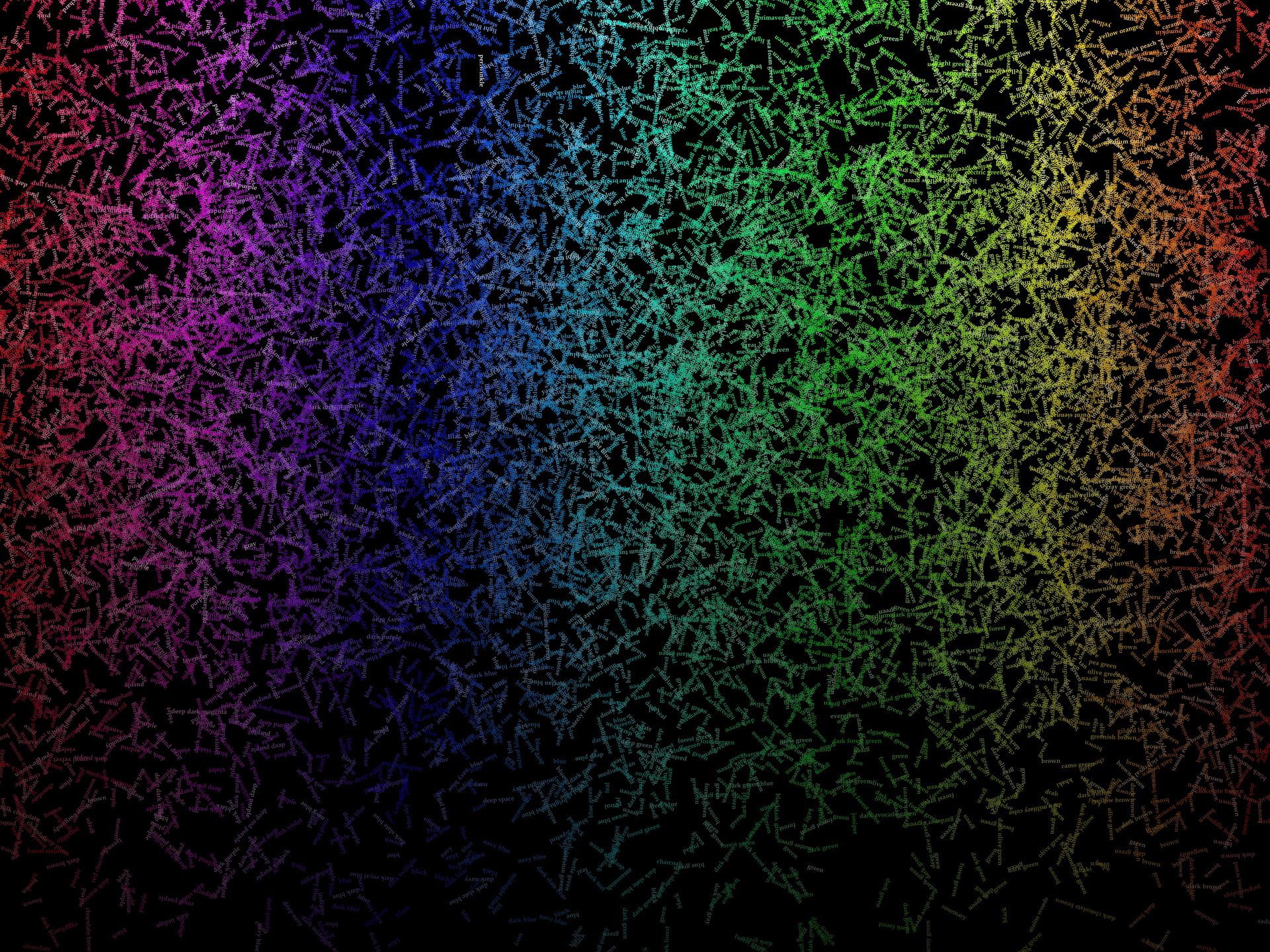palabras espectro colores