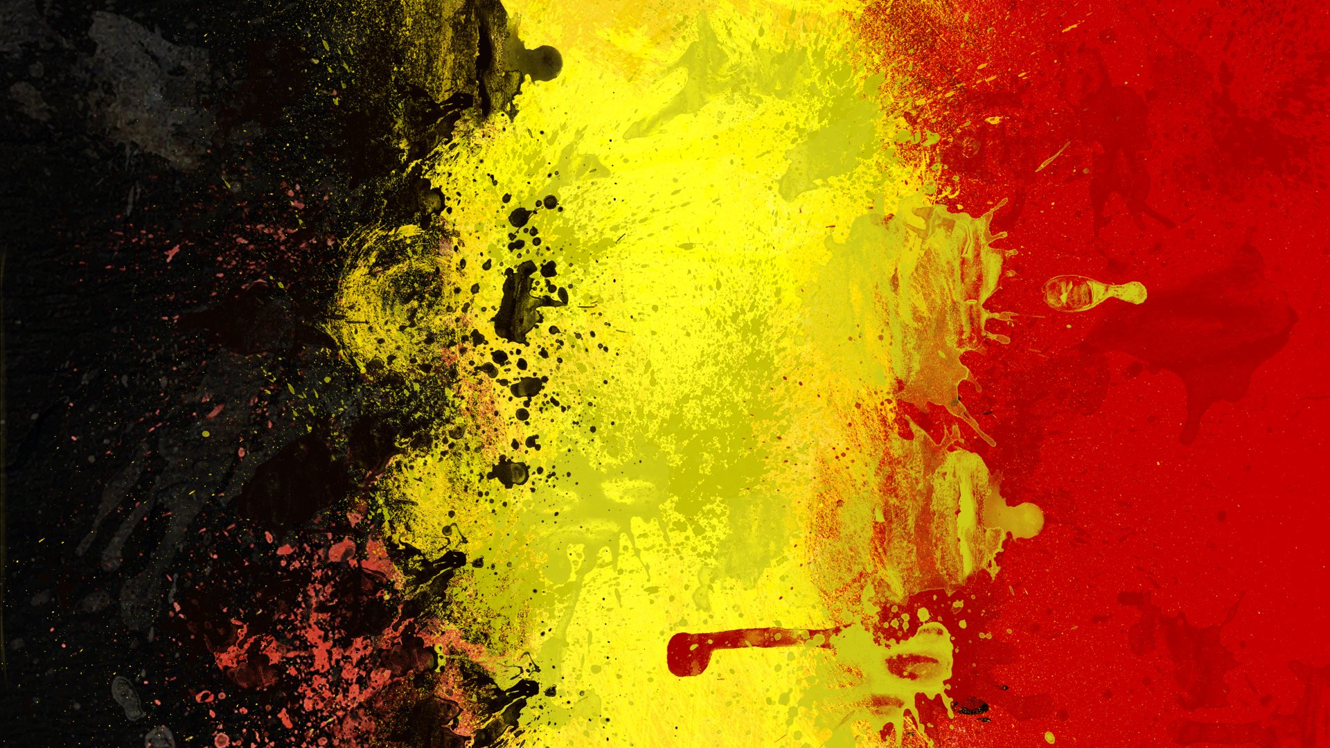belgium flag paint