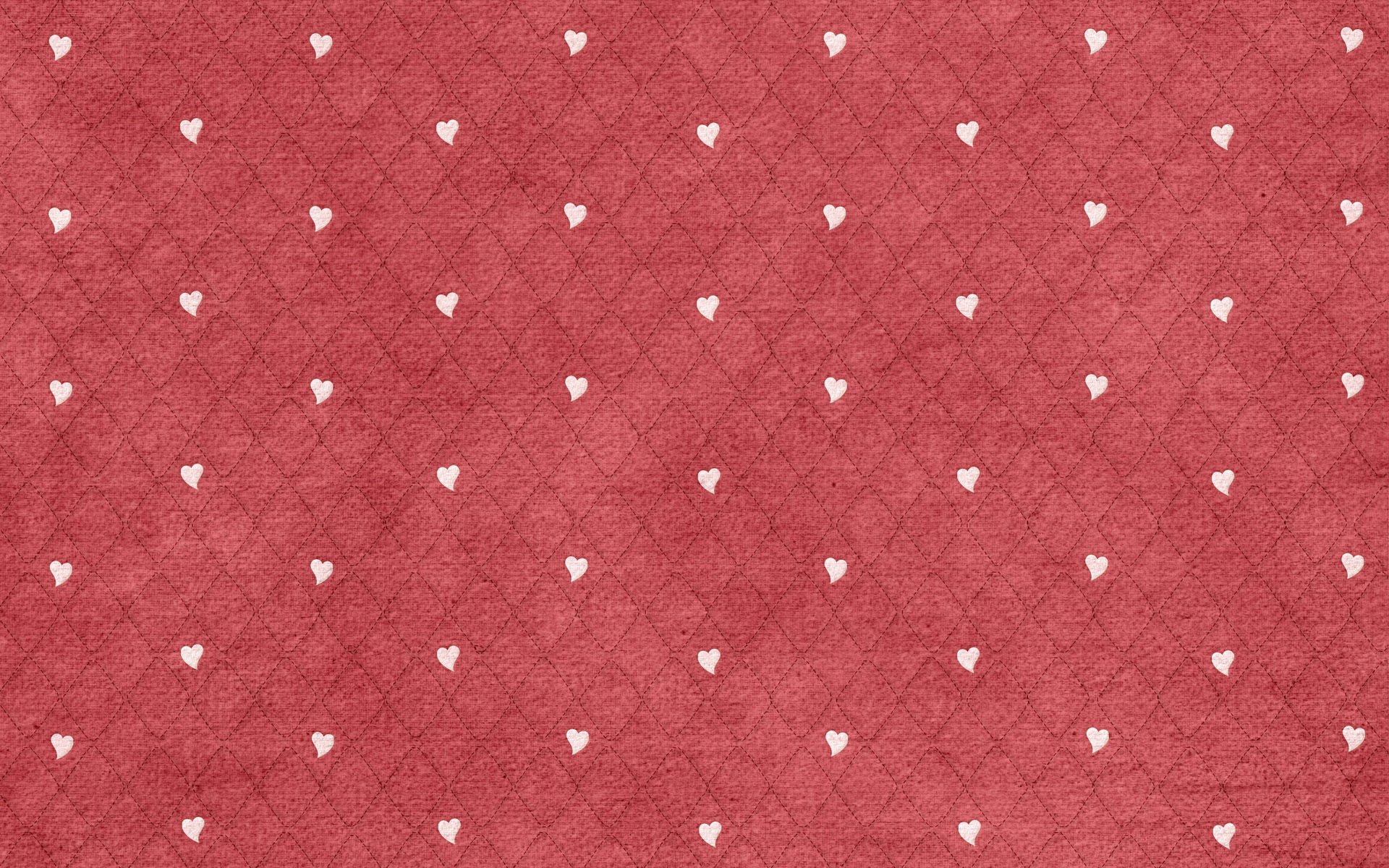 herzen weiß roter hintergrund rauten stoff