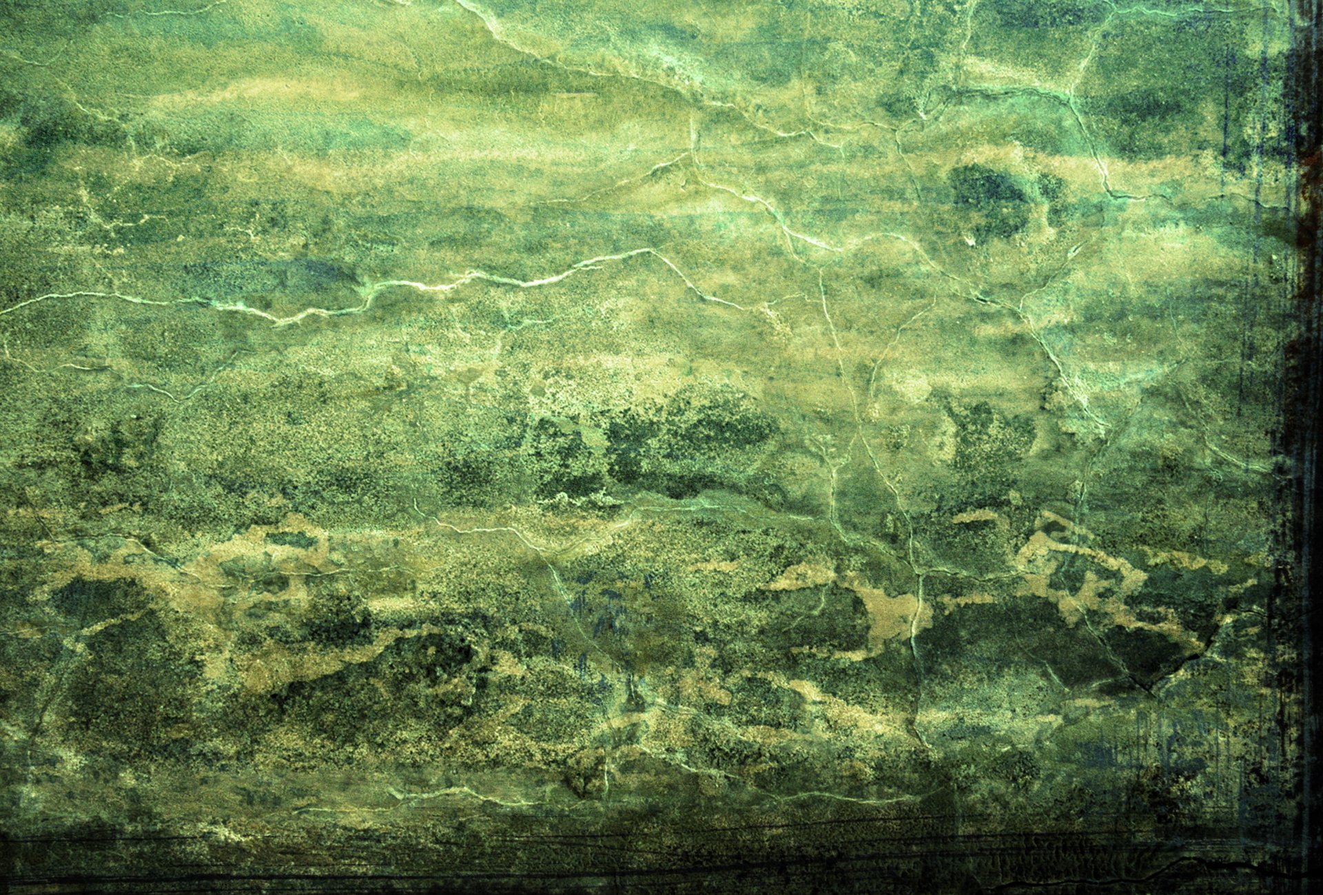 wand risse linien farbe grüner hintergrund