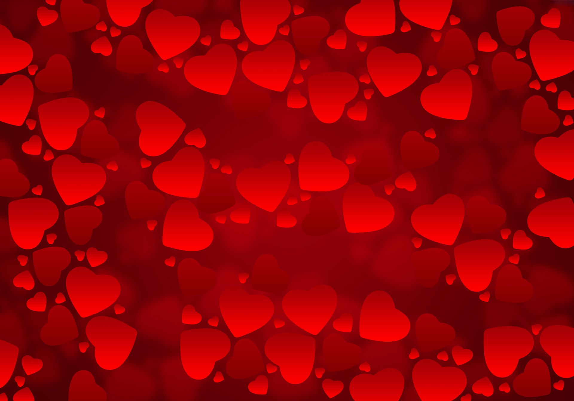 red background textures heart