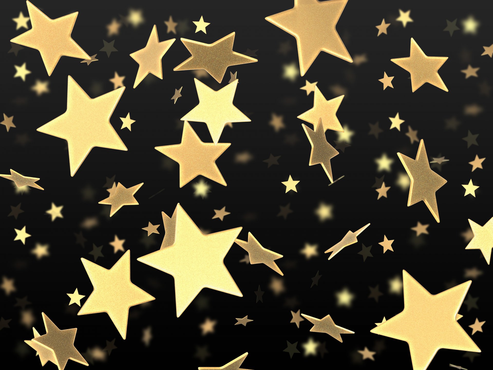 estrellas oro amarillo negro