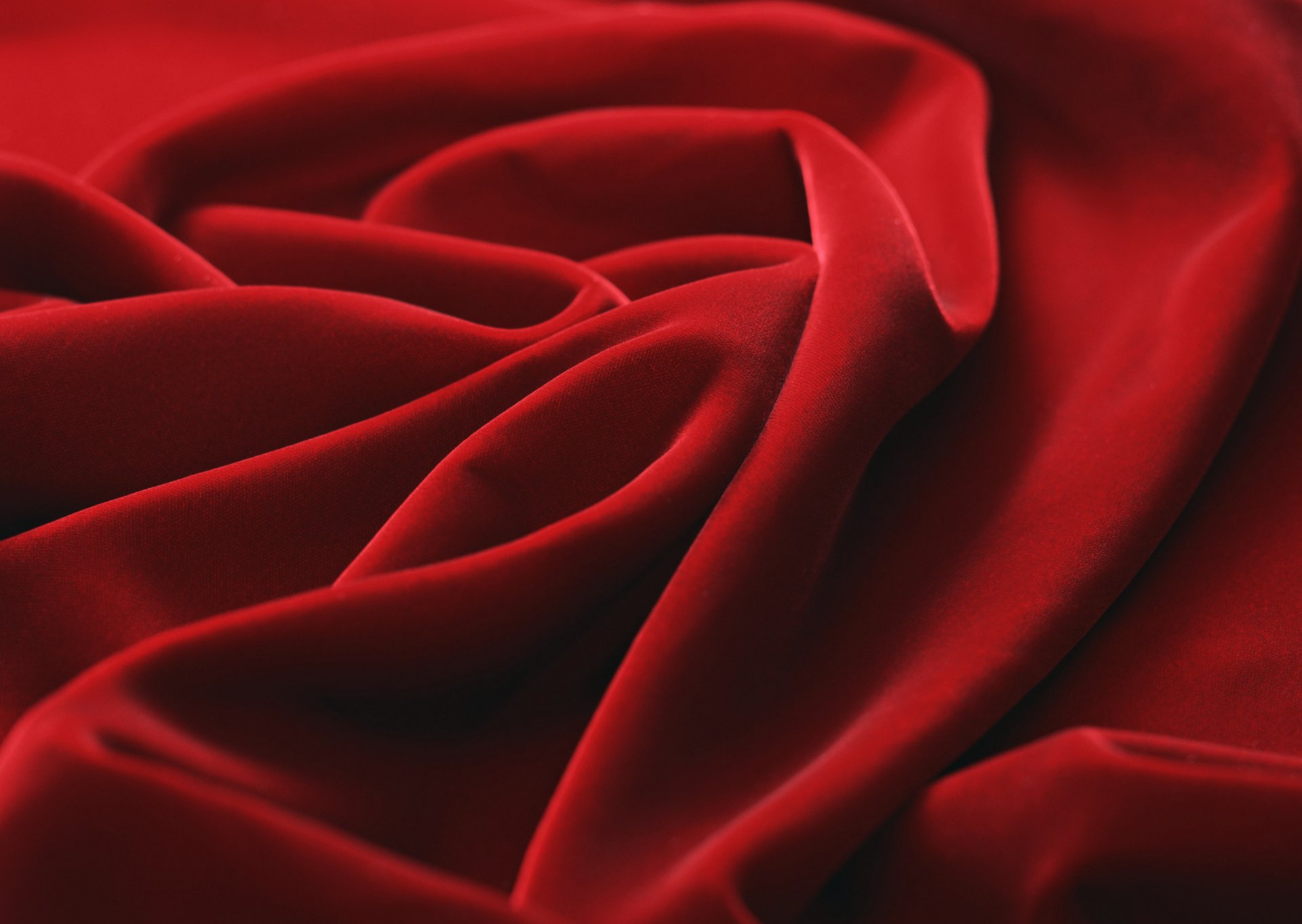 tissu toile rouge plis