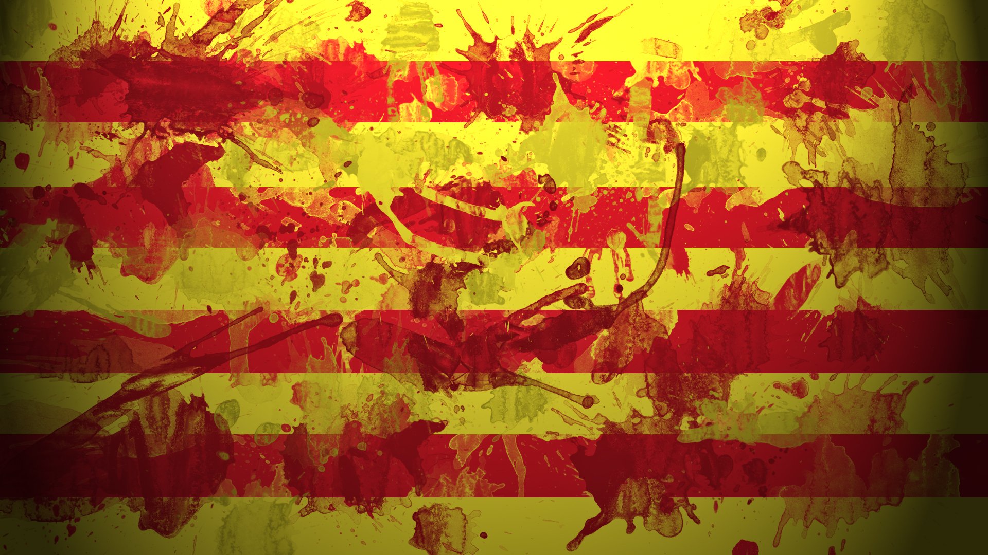 espagne catalogne drapeau barcelone catalogne catalonha peinture éclaboussures