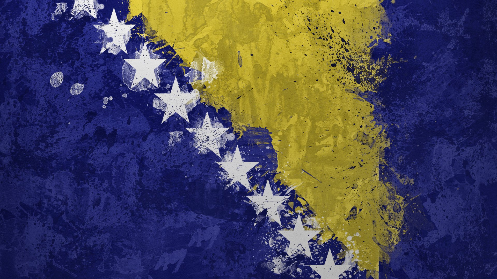 bośnia i hercegowina bosna i hercegowina flaga farby