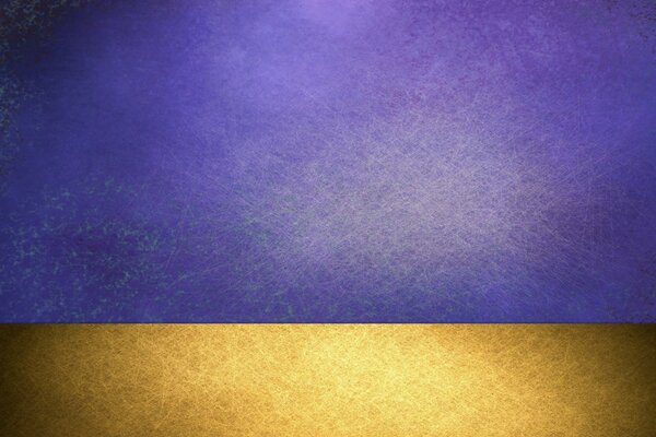 Bande d or sur fond violet