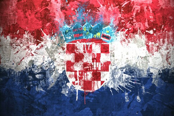 Флаг и герб Республики Хорватия