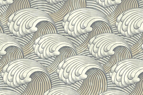 Texture decorativa con motivo a onde