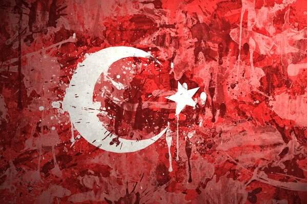 Colori della bandiera della Repubblica di Turchia