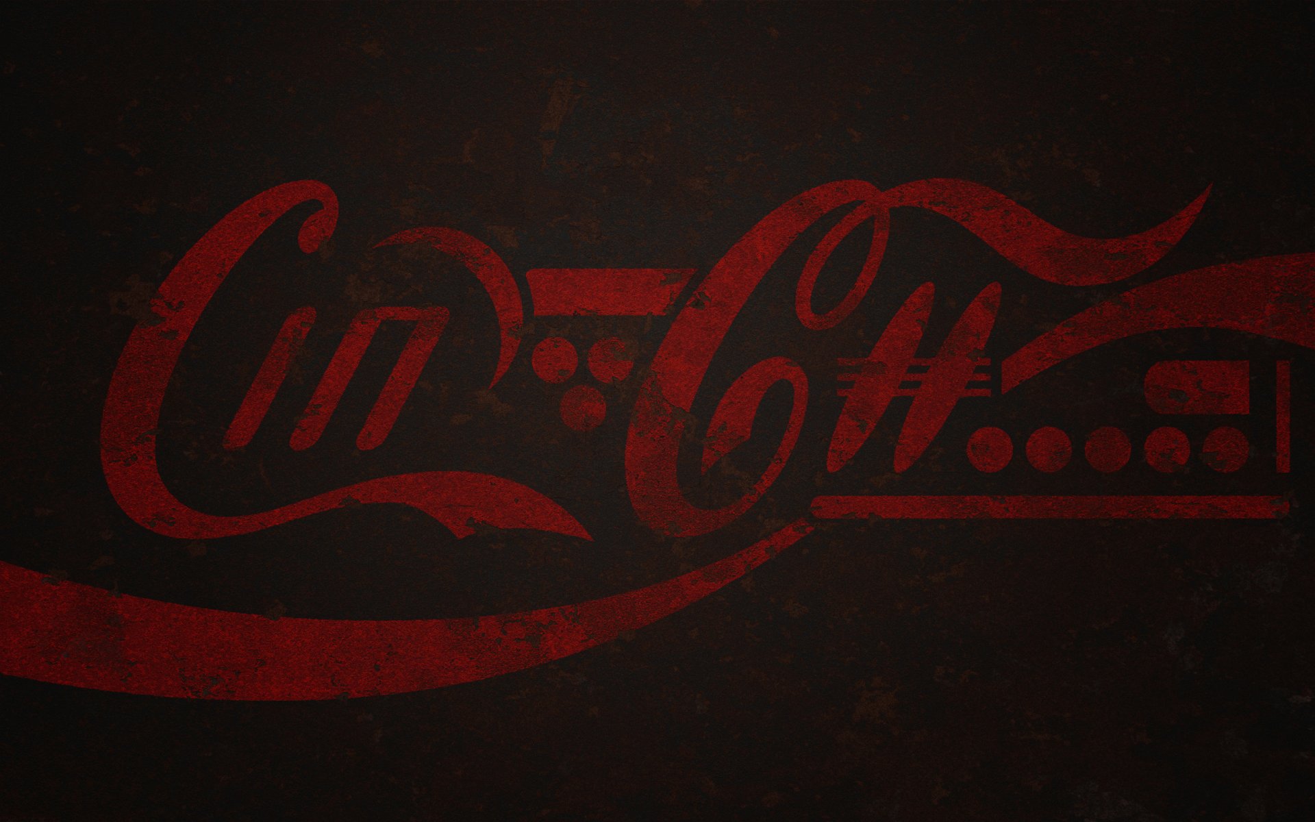 coca cola future logo metal paint rust