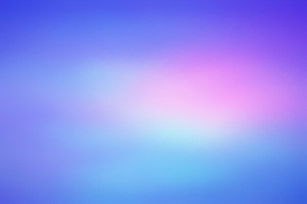 Pink glow on a blue-blue background