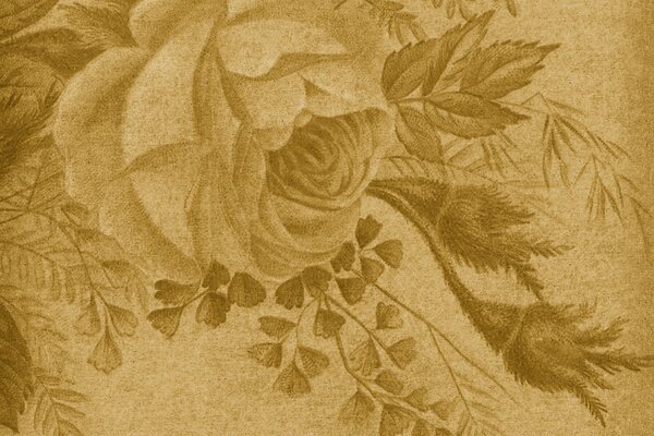 Motifs roses Vintage