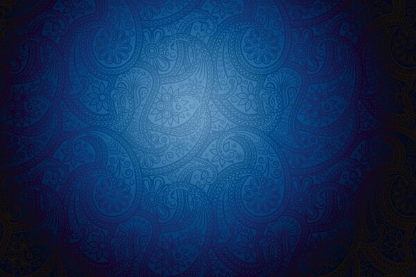 Blue wallpaper for the bedroom is well suited