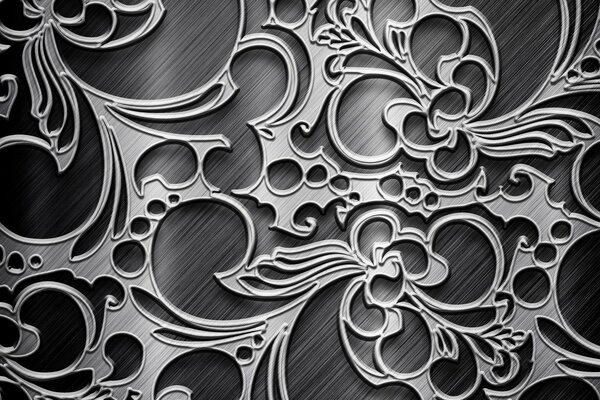 Metallic grey texture patterns