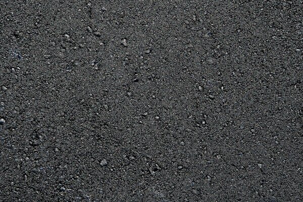 Raindrops on gray asphalt