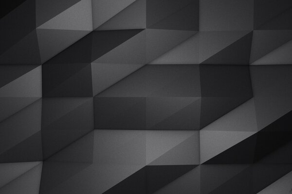 Geometric graphics in gray-black tones