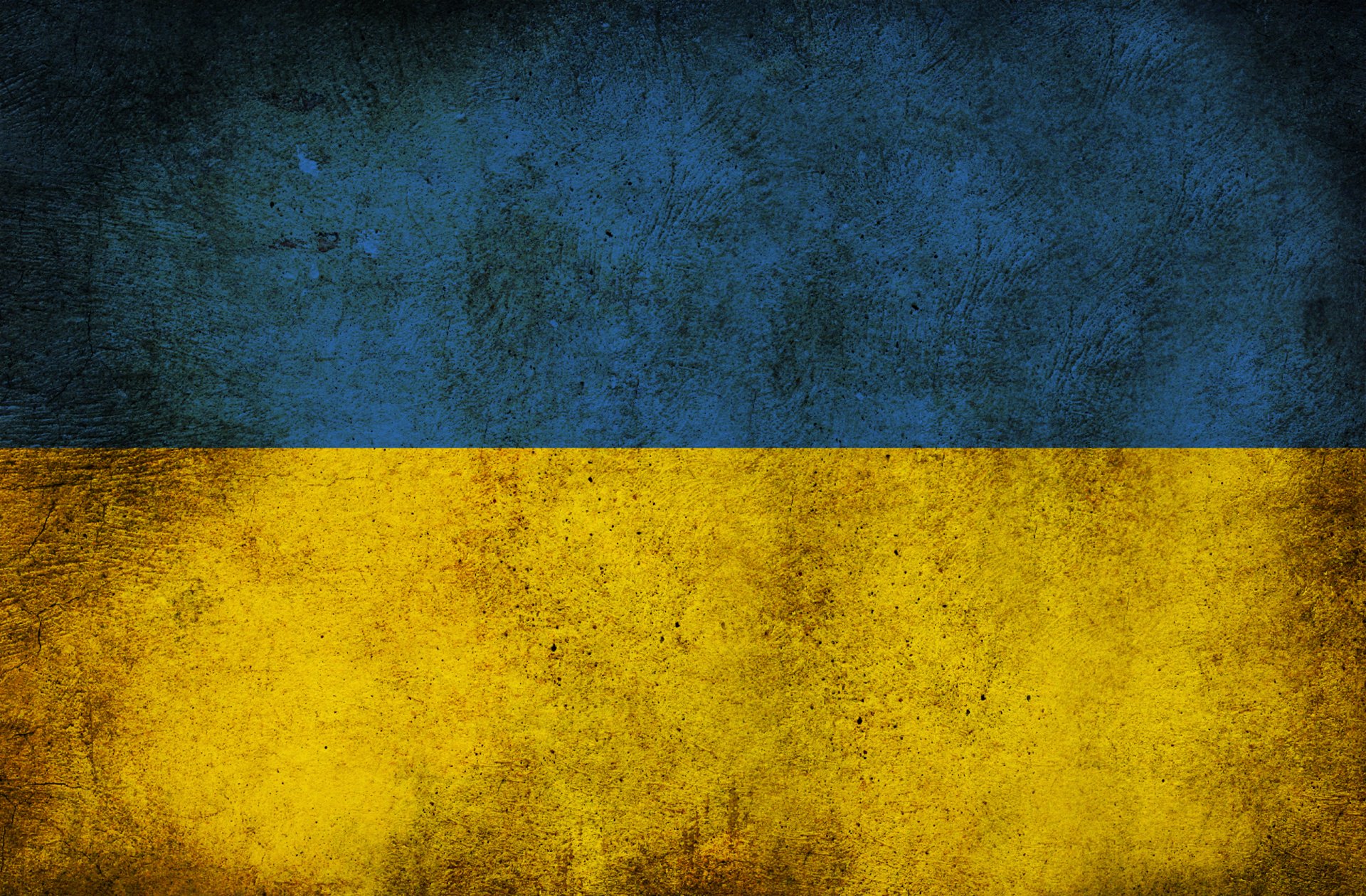 ukraine flag dirt