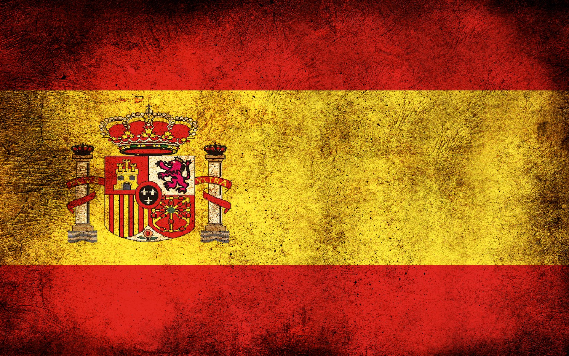 spanien flagge schmutz