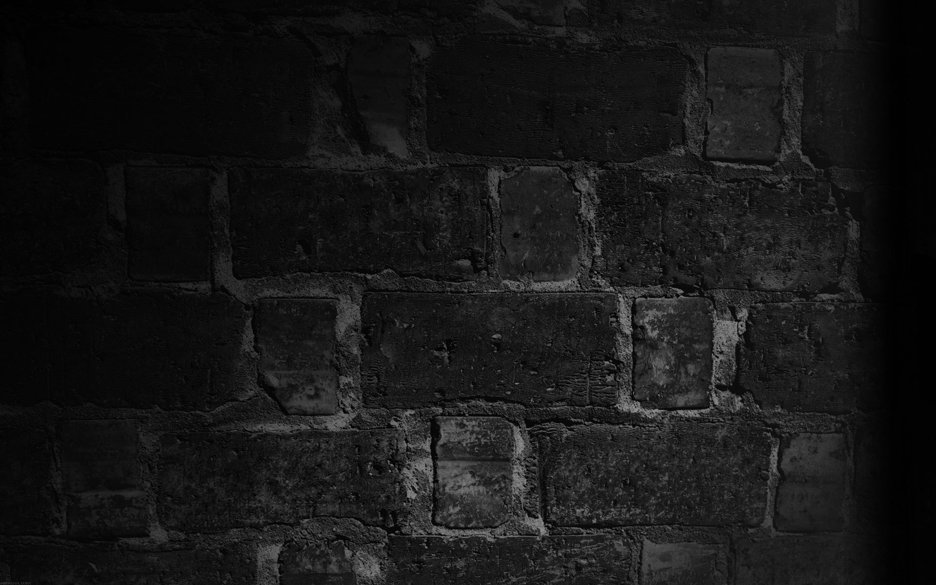 wall brick close up night