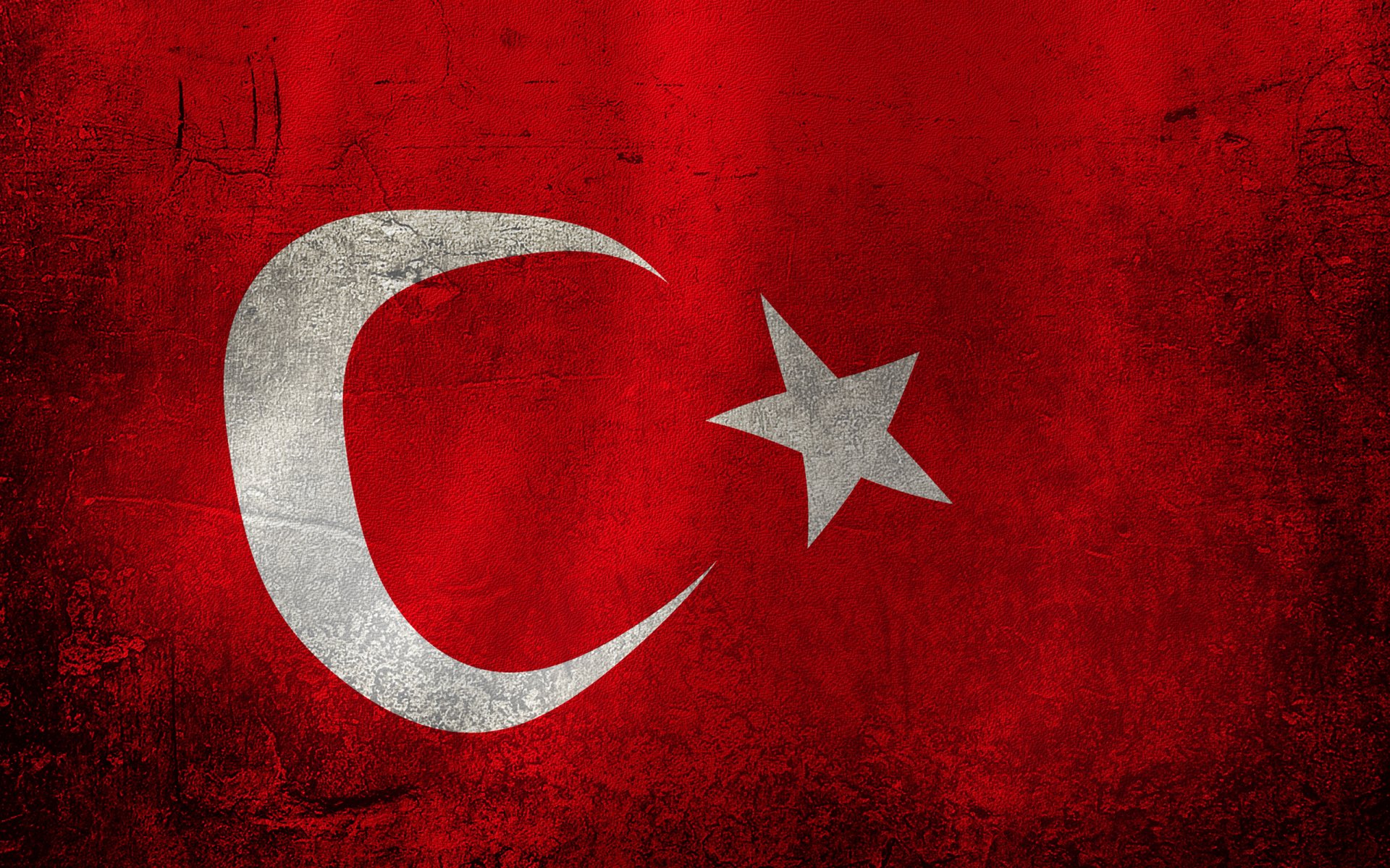 drapeau turquie rouge