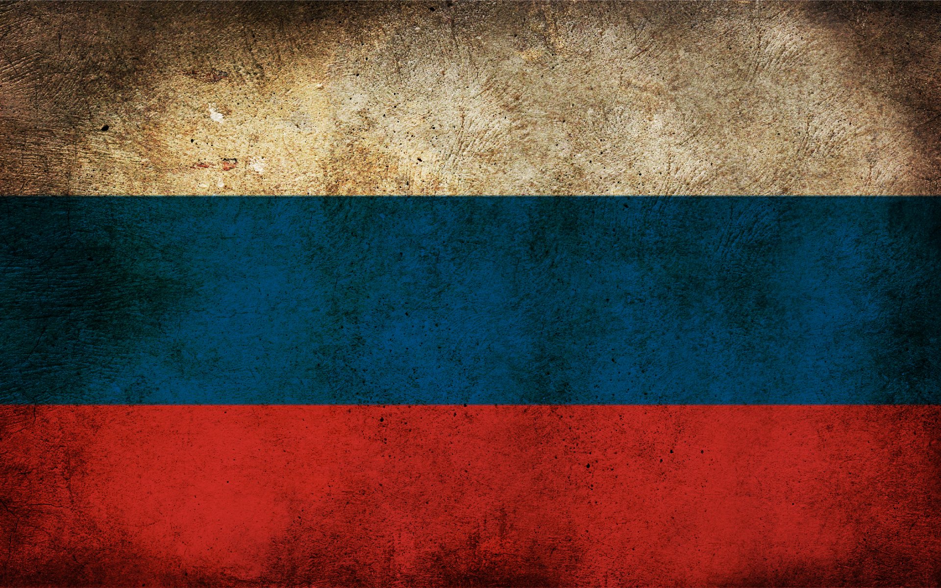 russia flag dirt